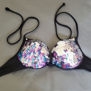 Victoria Secret sequin push up top!!